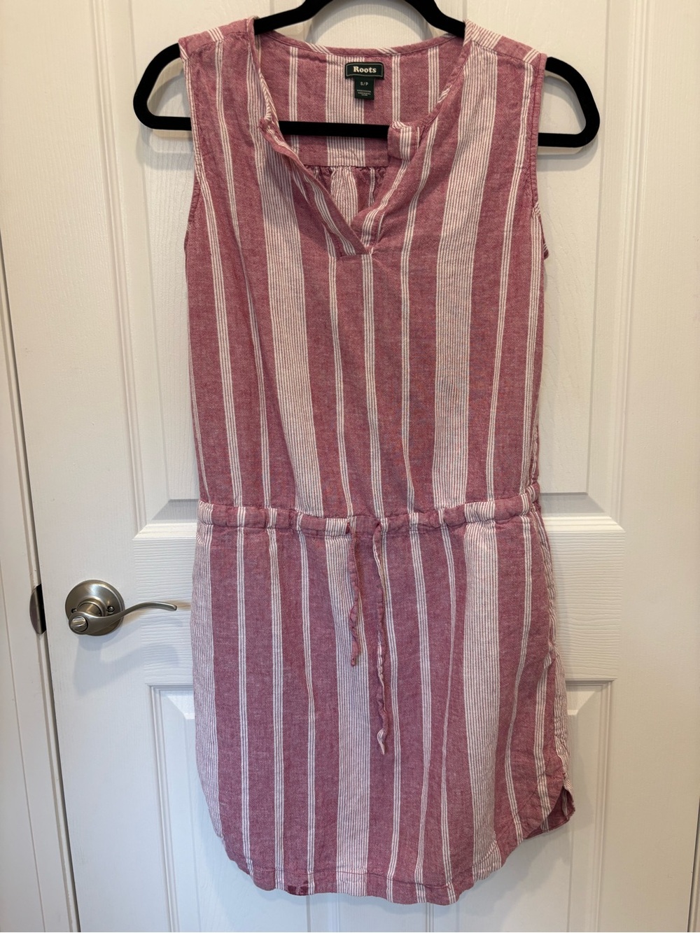 Roots Pink and White Striped Top #1003